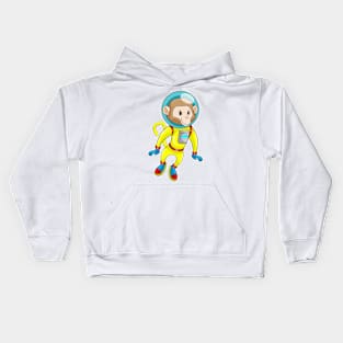 Monkey as Astronaut Kids Hoodie